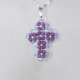 Small Cross - Noga-Silver Chain - 2